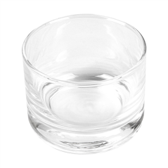 Image MINI VERRE ROND 'WAKI GLASS' 120 ML 4 OZ Ø6,7x5 CM TRANSPARENT VERRE (72 UNITÉ) #1