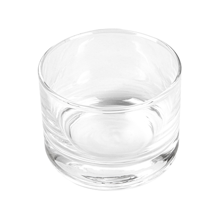 Image MINI VERRE ROND 'WAKI GLASS' 120 ML 4 OZ Ø6,7x5 CM TRANSPARENT VERRE (72 UNITÉ) #1