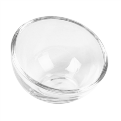 Image MINI SPHÉRIQUE TRONQUÉ 'WAKI GLASS' 45 ML 1,5 OZ Ø7,8x5,7 CM TRANSPARENT VERRE (72 UNITÉ) #1