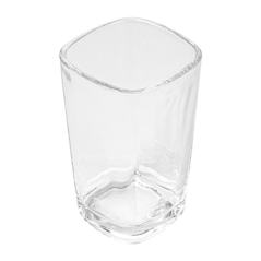 Image MINI VERRE CARRÉ 'WAKI GLASS' 105 ML 3,5 OZ 5,2x5,2x8,5 CM TRANSPARENT VERRE (72 UNITÉ) #1