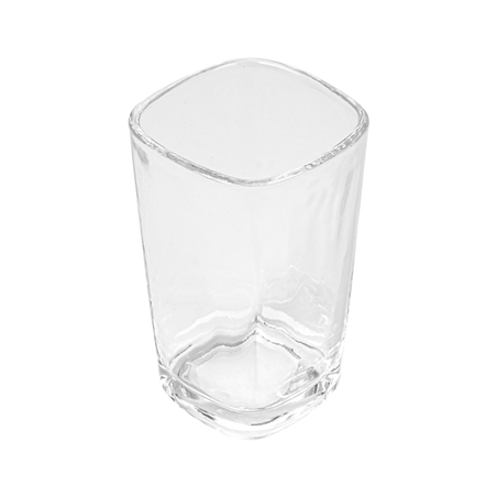 Image MINI VERRE CARRÉ 'WAKI GLASS' 105 ML 3,5 OZ 5,2x5,2x8,5 CM TRANSPARENT VERRE (72 UNITÉ) #1