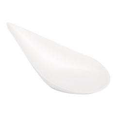 Image RÉCIPIENT À CUILLÈRE 'BIONIC' 10,1x5x2,9 CM BLANC BAGASSE (1000 UNITÉ) #1