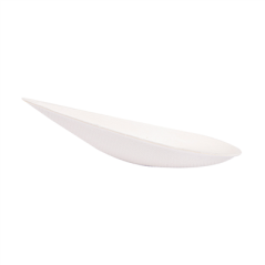 RÉCIPIENT À CUILLÈRE 'BIONIC' 10,1x5x2,9 CM BLANC BAGASSE (1000 UNITÉ)