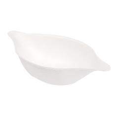 Image RÉCIPIENT "CITRON" 'BIONIC' 11x5,2x3 CM BLANC BAGASSE (1000 UNITÉ) #1