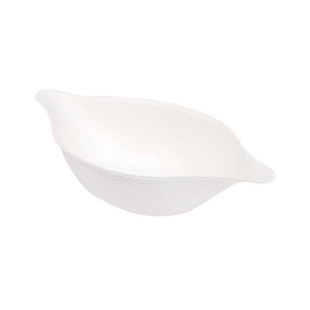 Image RÉCIPIENT "CITRON" 'BIONIC'  11x5,2x3 CM BLANC BAGASSE (1000 UNITÉ) #1