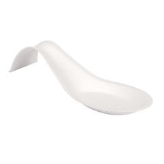 Image RÉCIPIENT À CUILLÈRE 'BIONIC' 10,1x2,7x2,6 CM BLANC BAGASSE (1000 UNITÉ) #1