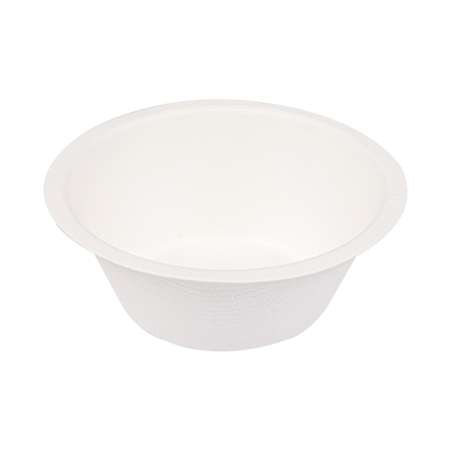 Image BOLS 'BIONIC' 250 ML Ø11,4x4,4 CM BLANC BAGASSE (1500 UNITÉ) #1