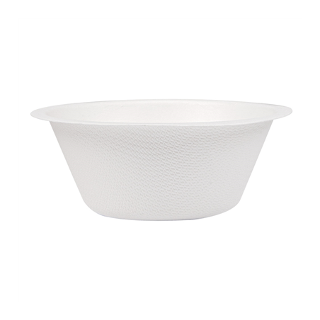BOLS 'BIONIC' 250 ML Ø11,4x4,4 CM BLANC BAGASSE (1500 UNITÉ)