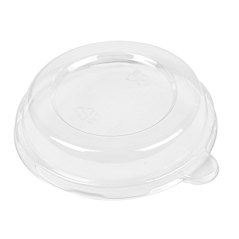 Image COUVERCLES HAUTS POUR RÉFÉRENCE 233.03/04 'BIONIC' Ø12,4x2,5 CM TRANSPARENT PET (1500 UNITÉ) #1