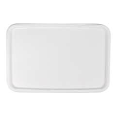 COUVERCLES POUR RÉF. 233.06/07 'BIONIC'  20,3x13,6x1,3 CM BLANC BAGASSE (500 UNITÉ)
