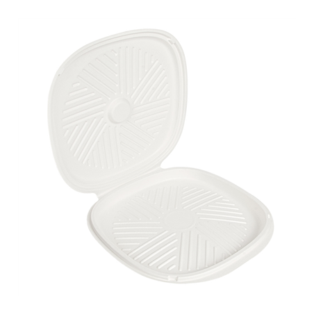BOÎTES PIZZA 'BIONIC'  Ø35x2,8 CM BLANC BAGASSE (100 UNITÉ)