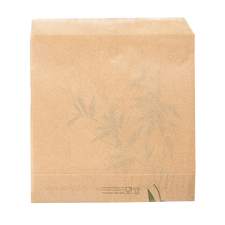PAPIER INGRAISSABLES OUVERT 2 CÔTÉS FAST FOOD FEEL GREEN 34 G/M2 13x14 CM NATUREL PARCH.INGRAISSABLE (1000 UNITÉ)