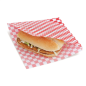 Image PAPIER INGRAISSABLES OUVERT 2 CÔTÉS FAST FOOD 'FITIPALDI' 34 G/M2 13x14 CM ROUGE PARCH.INGRAISSABLE (1000 UNITÉ) #4