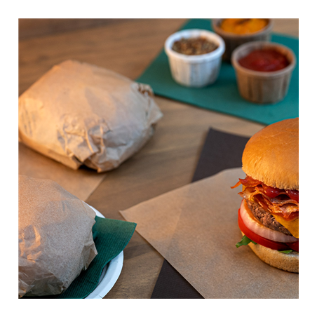 PAPIER INGRAISSABLES BASKET  34 G/M2 31x31 CM NATUREL PARCH.INGRAISSABLE (1000 UNITÉ)