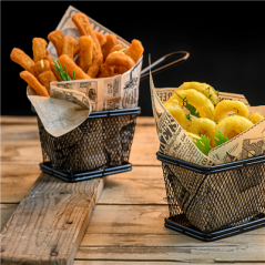 MINI PAPIER INGRAISSABLES 'TIMES' 34 G/M2 20x25 CM NATUREL PARCH.INGRAISSABLE (8000 UNITÉ)