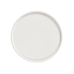 Image COUVERCLES POTS À GLACES 300 ML 280 + 18 PE G/M2 Ø10 CM BLANC CARTON (1000 UNITÉ) #3