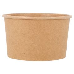 Image POTS À GLACES 300 ML 250 + 18 PE G/M2 Ø10x5,5 CM NATUREL CARTON (2000 UNITÉ) #1