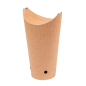 GOBELETS À FRITES AVEC FERMETURE 22 OZ - 660 ML 200 + 25PE G/M2 8,5x18 CM MARRON CARTON (1000 UNITÉ) Image GOBELETS À FRITES AVEC FERMETURE 22 OZ - 660 ML 200 + 25PE G/M2 8,5x18 CM MARRON CARTON (1000 UNITÉ) #1