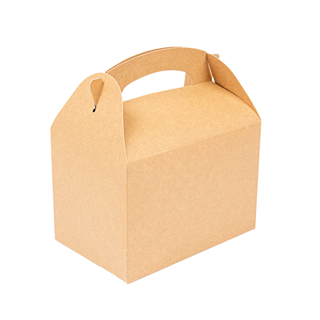 Image BOÎTES MENU ENFANT  250 G/M2 15,50x10,50x17,50 CM NATUREL KRAFT (300 UNITÉ) #1