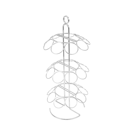 Image DISPLAY 27 CÔNES Ø4,2 CM 'ARTINOX'  Ø18x42,5 CM ARGENTE METAL (1 UNITÉ) #1