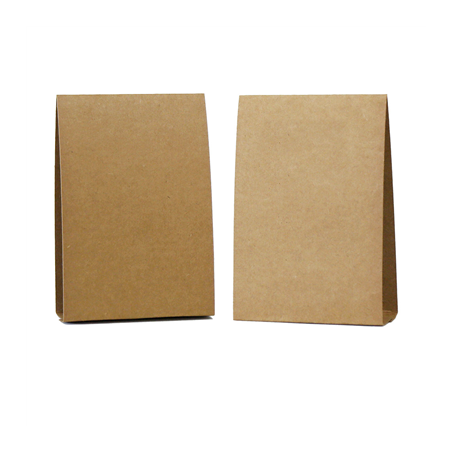 Image ARDOISE DE TABLE  10x15,2 CM MARRON PAPIER (6 UNITÉ) #1