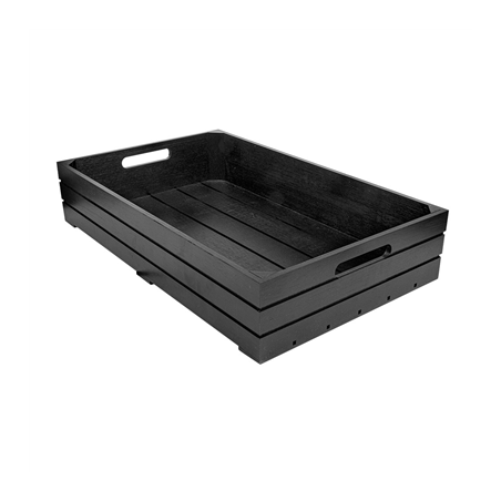 Image BOÎTE BUFFET GN 1/1  53x32,5x10 CM NOIR BAMBOU (1 UNITÉ) #1