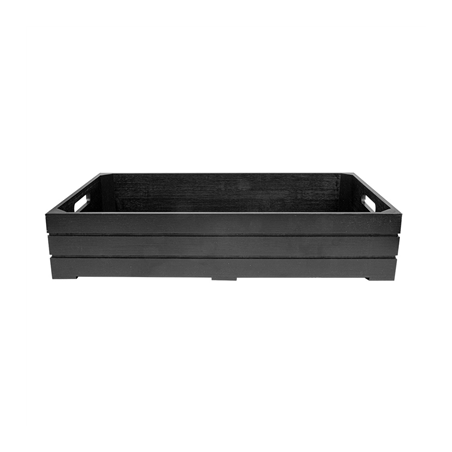 BOÎTE BUFFET GN 1/1  53x32,5x10 CM NOIR BAMBOU (1 UNITÉ)