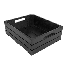 Image BOÎTE BUFFET GN 1/2 32,5x26,5x10 CM NOIR BAMBOU (1 UNITÉ) #1