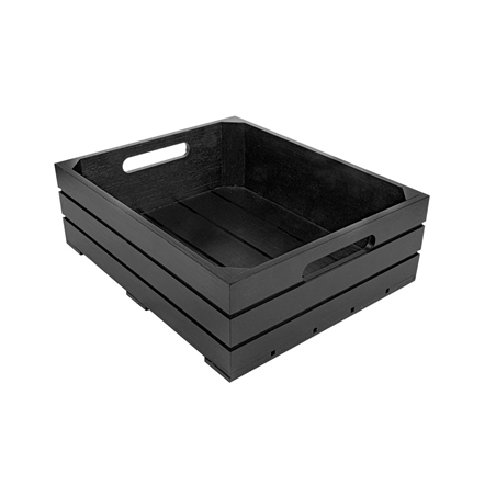 Image BOÎTE BUFFET GN 1/2  32,5x26,5x10 CM NOIR BAMBOU (1 UNITÉ) #1