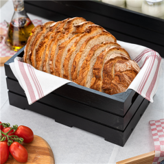 Image BOÎTE BUFFET GN 1/2  32,5x26,5x10 CM NOIR BAMBOU (1 UNITÉ) #4