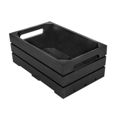 Image BOÎTE BUFFET GN 1/4 26,5x16,2x10 CM NOIR BAMBOU (1 UNITÉ) #1