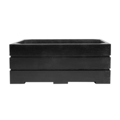 BOÎTE BUFFET GN 1/4 26,5x16,2x10 CM NOIR BAMBOU (1 UNITÉ)