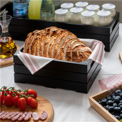 Image BOÎTE BUFFET GN 1/4  26,5x16,2x10 CM NOIR BAMBOU (1 UNITÉ) #5