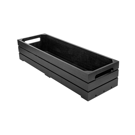 Image BOÎTE BUFFET GN 2/4  53x16,2x10 CM NOIR BAMBOU (1 UNITÉ) #1