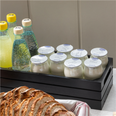 Image BOÎTE BUFFET GN 2/4  53x16,2x10 CM NOIR BAMBOU (1 UNITÉ) #4