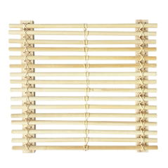 Image TAPIS DE TABLE DE PRÉSENTATION 35,4x32,5 CM NATUREL BAMBOU (10 UNITÉ) #1