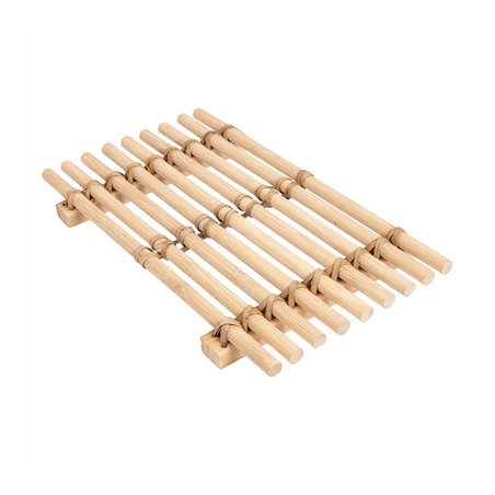 Image TAPIS DE TABLE DE PRÉSENTATION  26,5x16,2 CM NATUREL BAMBOU (10 UNITÉ) #1