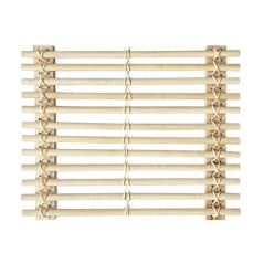 Image TAPIS DE TABLE DE PRÉSENTATION 32,5x26,5 CM NATUREL BAMBOU (10 UNITÉ) #1