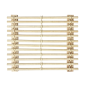 Image TAPIS DE TABLE DE PRÉSENTATION  32,5x26,5 CM NATUREL BAMBOU (10 UNITÉ) #1