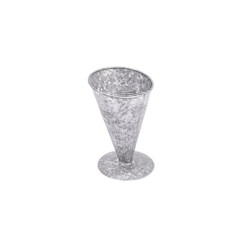 GOBELETS POUR FRITURES  200 + 25PE G/M2 Ø12x17,5 CM METAL ACIER (6 UNITÉ)