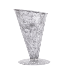 GOBELETS POUR FRITURES 200 + 25PE G/M2 Ø12x17,5 CM METAL ACIER (6 UNITÉ)