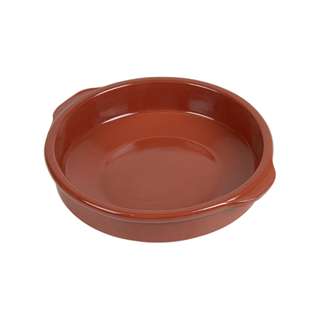 Image RÉCIPIENT AVEC ANSES 850 ML Ø20x5 CM MARRON CERAMIQUE (8 UNITÉ) #1