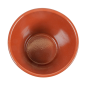 Image VERRES EN FAÏENCE 380 ML Ø9,1x9 CM MARRON CERAMIQUE (30 UNITÉ) #2