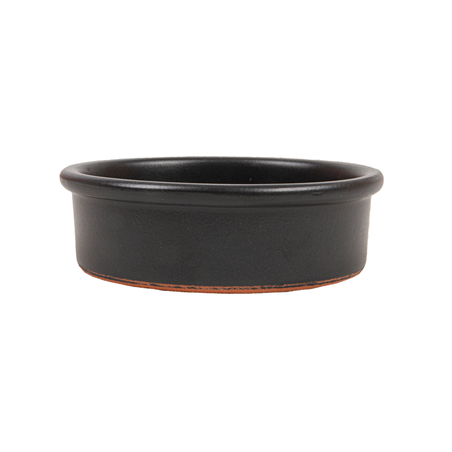 RÉCIPIENTS EN FAÏENCE POUR MISE EN BOUCHE 100 ML Ø8,95x2,9 CM NOIR CERAMIQUE (42 UNITÉ)