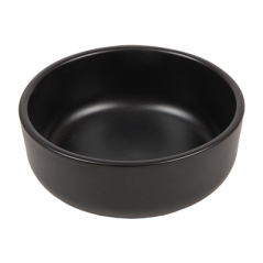 Image RÉCIPIENTS EN FAÏENCE POUR SALADES 812 ML Ø17,1x5,38 CM NOIR CERAMIQUE (8 UNITÉ) #1