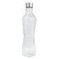 BOUTEILLE + COUVERCLE INOX 'WAKI GLASS' 990 ML Ø8,6x31 CM TRANSPARENT VERRE (24 UNITÉ) Image BOUTEILLE + COUVERCLE INOX 'WAKI GLASS' 990 ML Ø8,6x31 CM TRANSPARENT VERRE (24 UNITÉ) #2