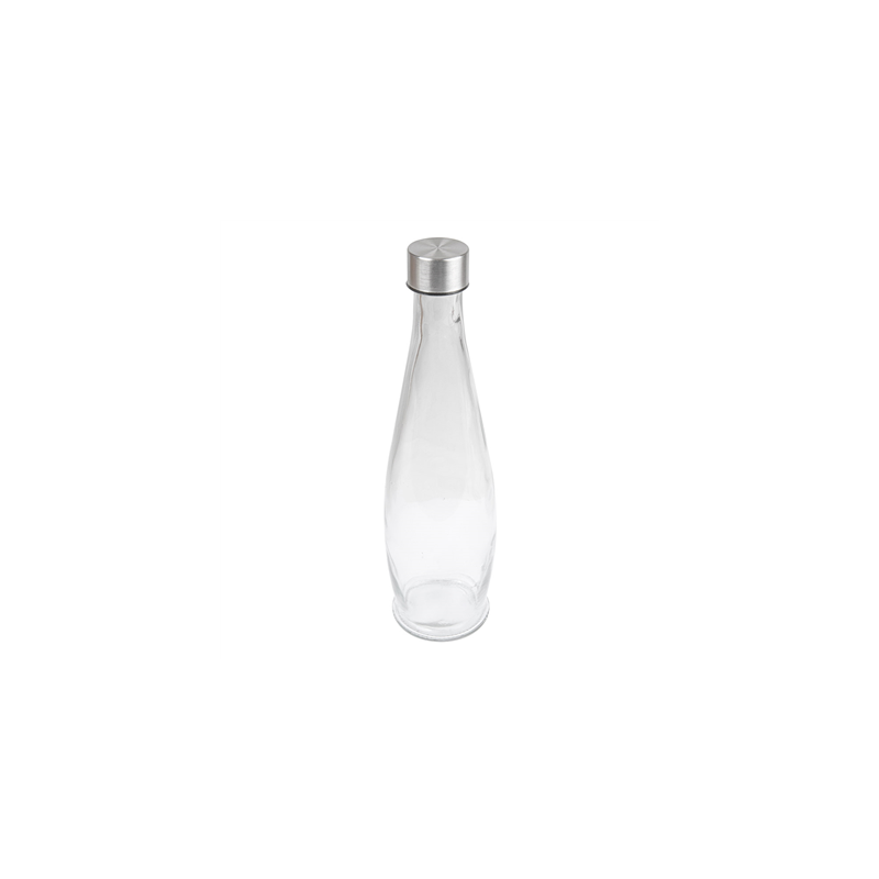 BOUTEILLE + COUVERCLE INOX 'WAKI GLASS' 930 ML Ø9x32 CM TRANSPARENT VERRE (24 UNITÉ) BOUTEILLE + COUVERCLE INOX 'WAKI GLASS' 930 ML Ø9x32 CM TRANSPARENT VERRE (24 UNITÉ)