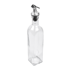 Image BURETTE 500 ML 5,7x5,7x26 CM TRANSPARENT VERRE (4 UNITÉ) #1