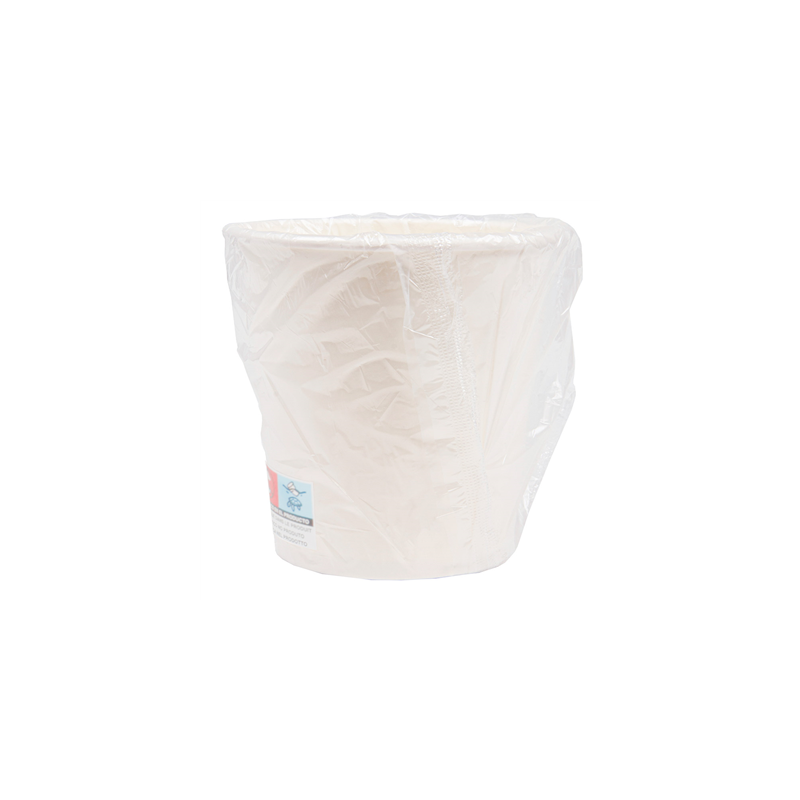 GOBELETS EN SACHET 240 ML 280 + 18 PE G/M2 Ø8/5,6x9,2 CM BLANC CARTON (1000 UNITÉ)