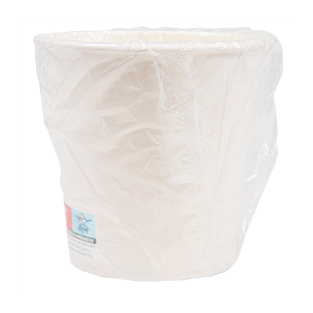 Image GOBELETS EN SACHET 240 ML 280 + 18 PE G/M2 Ø8/5,6x9,2 CM BLANC CARTON (1000 UNITÉ) #1